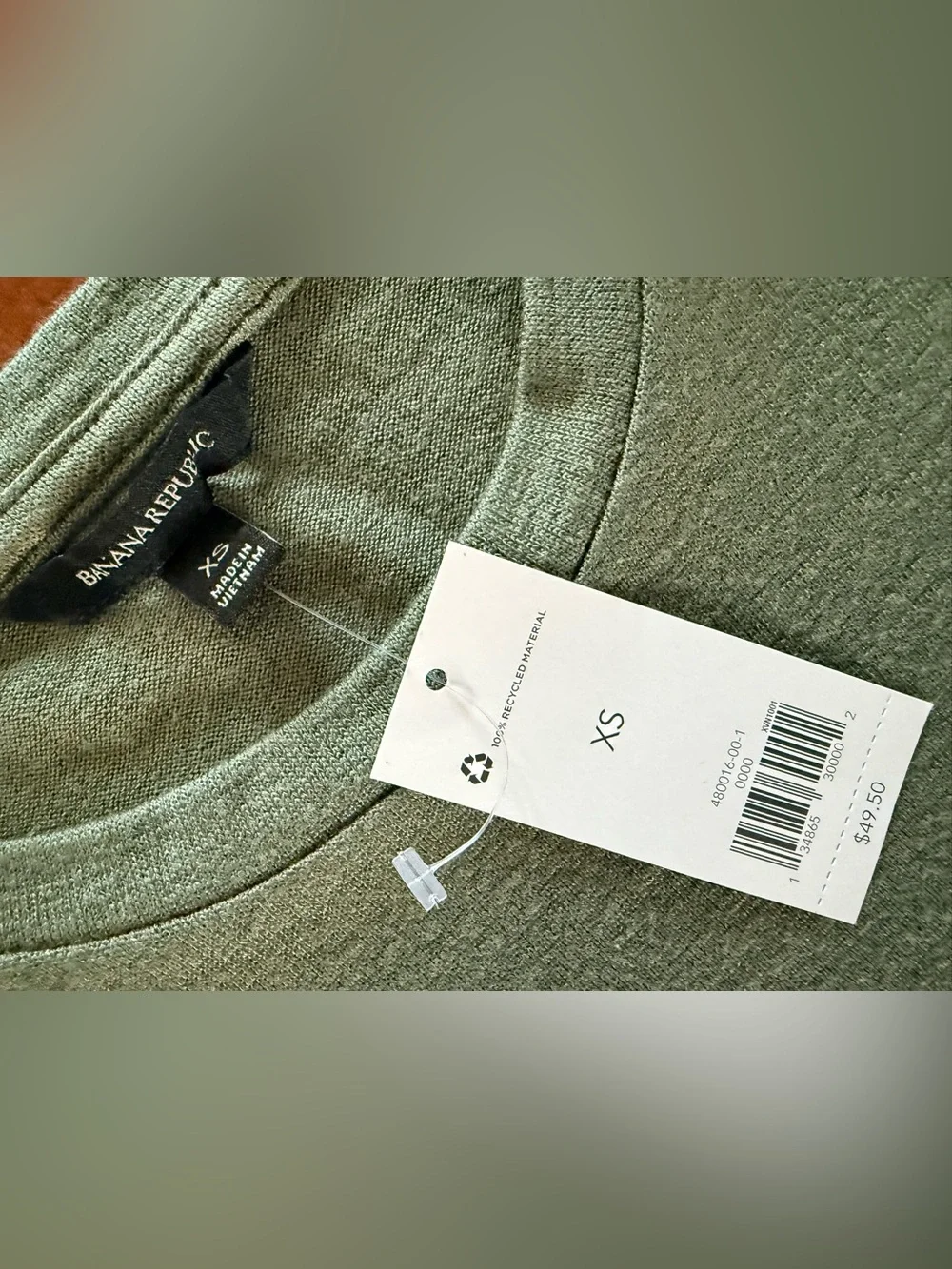 NWT J. Crew Sage Green Bell Sleeve Long Sleeve Top